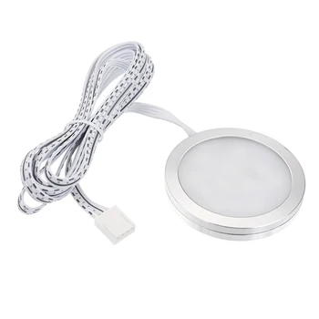 

LED Ceiling Light Recessed Down Closet Marine Wireless Remote Control 2W 12V Cabinet Lamp Car Interior RV Easy Install Trailer