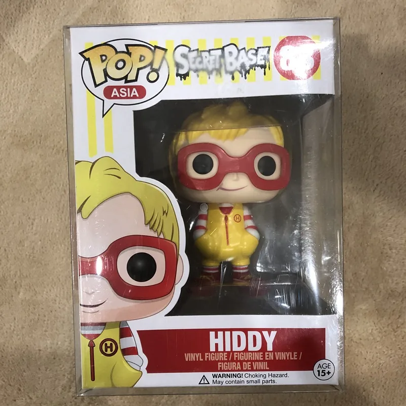 Эксклюзивная Funko pop Official Secret Base-Hiddy Yellow Виниловая фигурка Коллекционная модель игрушки с оригинальной коробкой