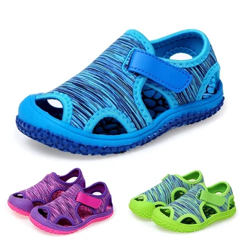 Sandalias antideslizantes para bebé, niño y niña, zapatillas deportivas para niño, chanclas de tacto suave para bebé, zapatos infantiles para niño, calzado de playa al aire libre 1