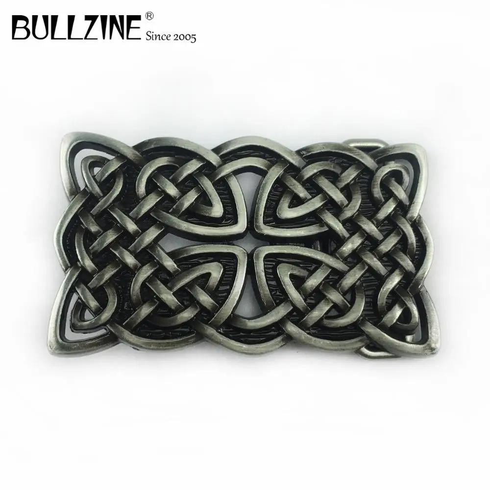 Ковбойский ремень с пряжкой Bullzine из цинкового сплава 2 цвета в наличии для