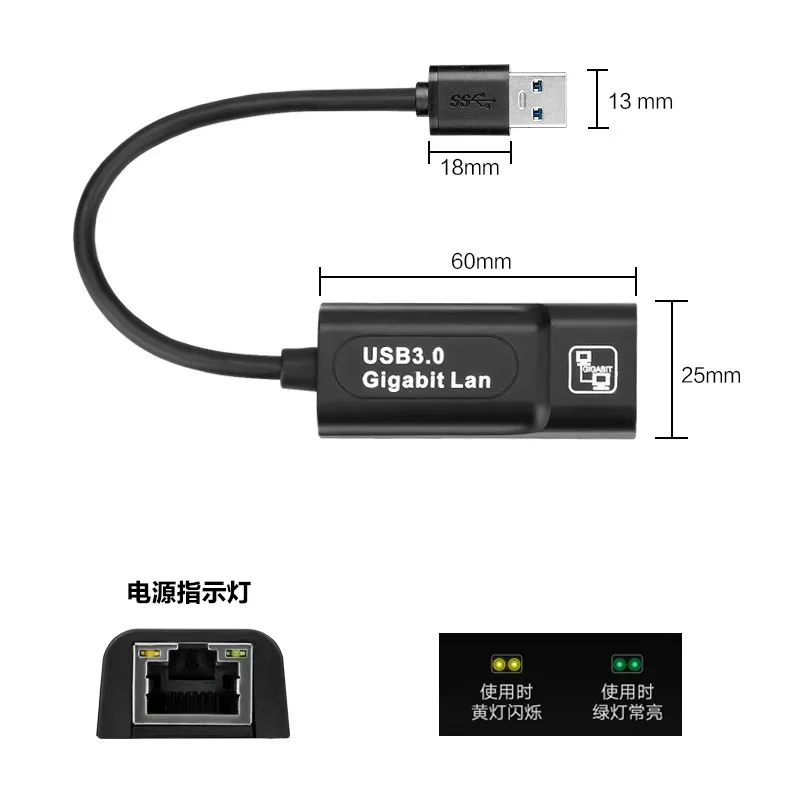 Chielecna USB Ethernet адаптер Сетевая карта USB LAN Мини Сетевой адаптер USB к RJ45 10/100 Мбит/с ЛВС USB RJ45 карта для Mac