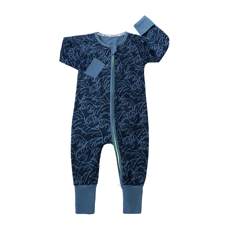 Baby Autumn Cloth Blue Spindrift Newborn Clothing Baby Romper Long-Sleeve Kid Boys Girls Jumpsuit Baby Rompers 24 Months Clothes
