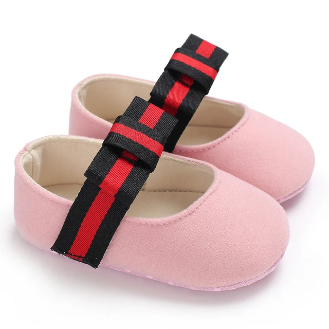 Newborns Fashion Solid Color Casual Shoes Princess Shoes Soft-soled Sneakers 0-18 Months Baby Bed Shoes Baby Walking Shoes B166