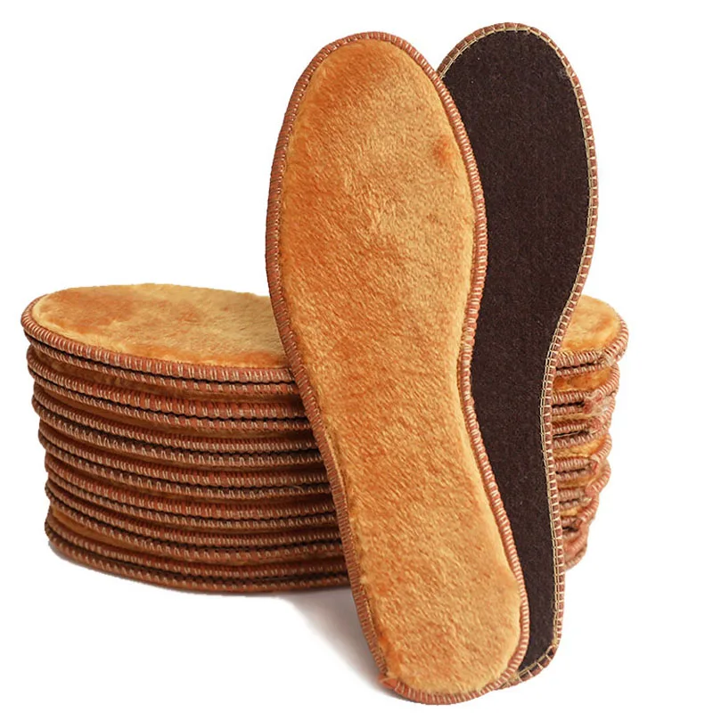

Warm insoles for shoes Women Winter Breathable Sweat-absorbent Deodorant Plush Thick Cotton shoes woman Insoles shoe insert