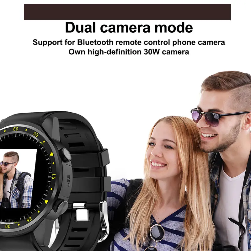 GPS Smart Uhr Männer Mit SIM Karte Kamera F1 Smartwatches Herz rate erkennung Sport telefon verbunden uhr android iOS Uhr
