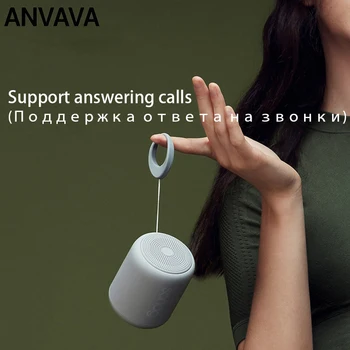 

ANVAVA Subwoofer Bluetooth Wireless Speakers With Micphone Portable Outdoor Stereo Bass Sound Waterproof Loudspeaker