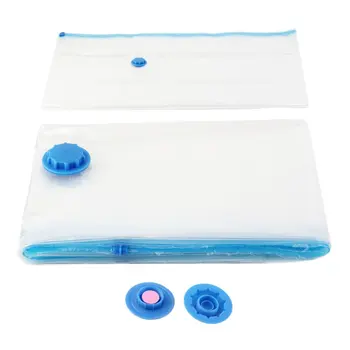 

Vacuum Bag For Clothes Storage Bag With Valve Home Organizer Transparent Foldable Compressed Large Seal Space Saving Seal Bags