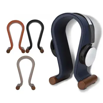 

For SAMDI Headphone Stand PU Leather Headset Holder with Non-Slip Rubber Feet on The Base Headphone Holder
