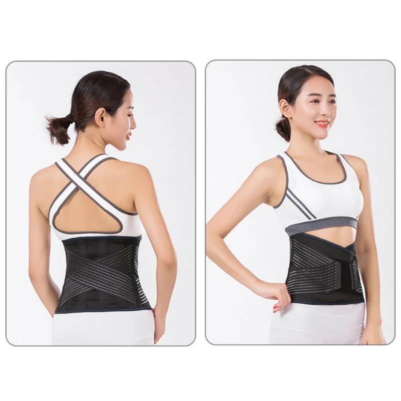 Турмалиновый магнит стальной костяный бар самонагревающийся Поясничный поддерживающий поясной ремень задняя скобка Ортопедический Корсет для коррекции осанки пояс