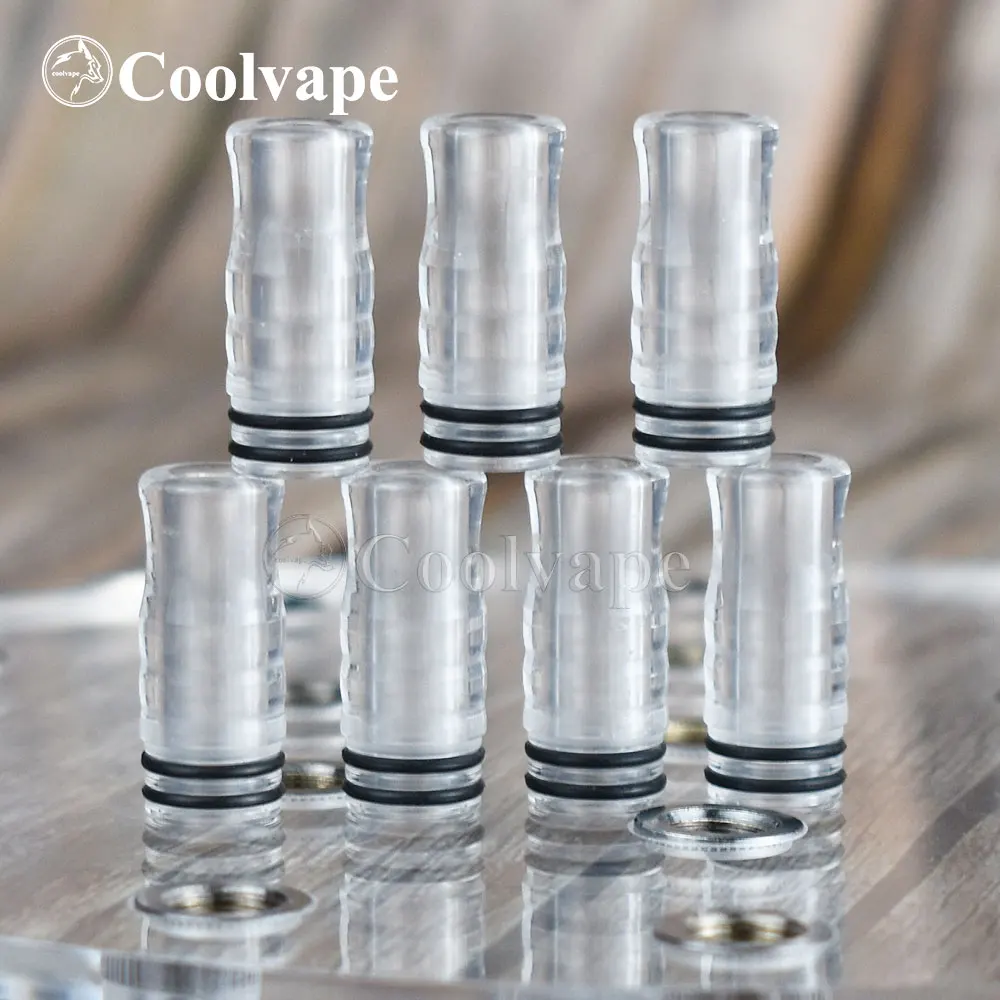 7 шт. coolvape 510 капельный наконечник для Dvarw MTL fl 22 мм RTA 24 rta dl Аксессуары полированный