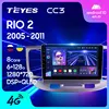 TEYES CC3 For Kia RIO 2 RIO2 2005 - 2011 Car Radio Multimedia Video Player Navigation stereo GPS Android 10 No 2din 2 din dvd ► Photo 1/6