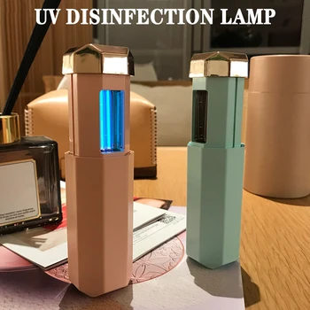

Portable UV Light Sanitizer Wand Ultraviolet Disinfection Lamp USB Charging UVC Sterilizer Light For HomeTravel Germicidal