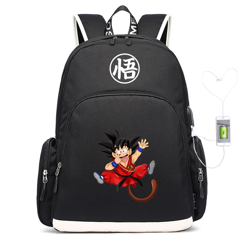 

Dragonball Dragon Ball Backpack USB Schoolbag
