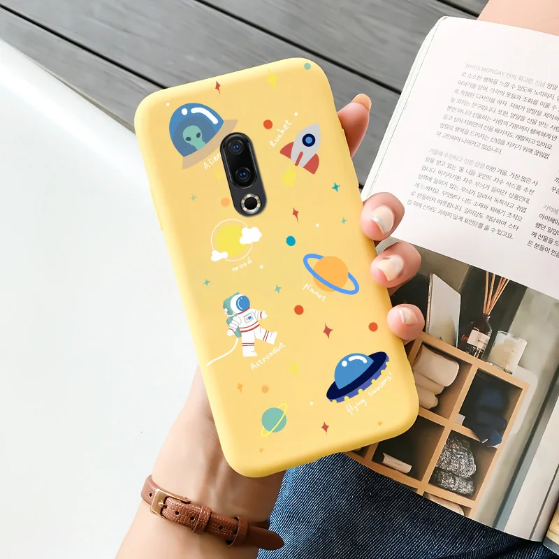 cases for meizu belt TPU Shell Black Soft For Meizu 16 Case Personality Tide Shell For Meizu 16 Plus Case Cartoon Cute Trend Shell For Meizu 16 Case meizu phone case with stones craft Cases For Meizu