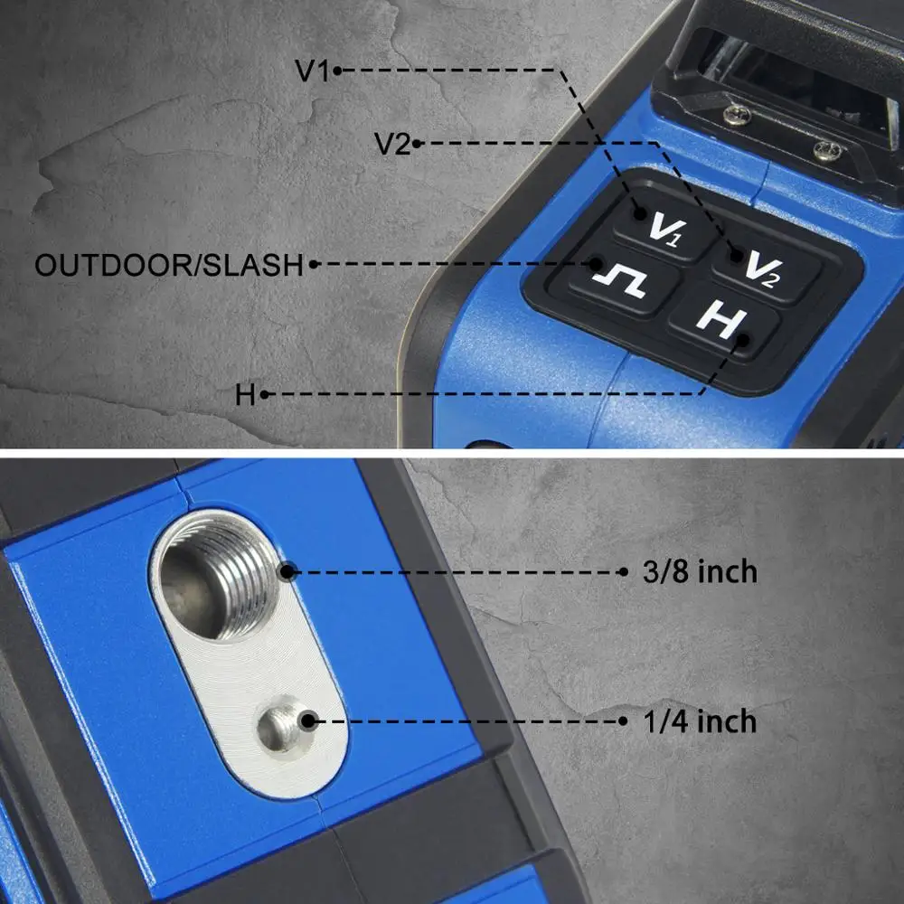 PROSTORMER 12 линий 3D зеленый лазерный уровень USB зарядное устройство