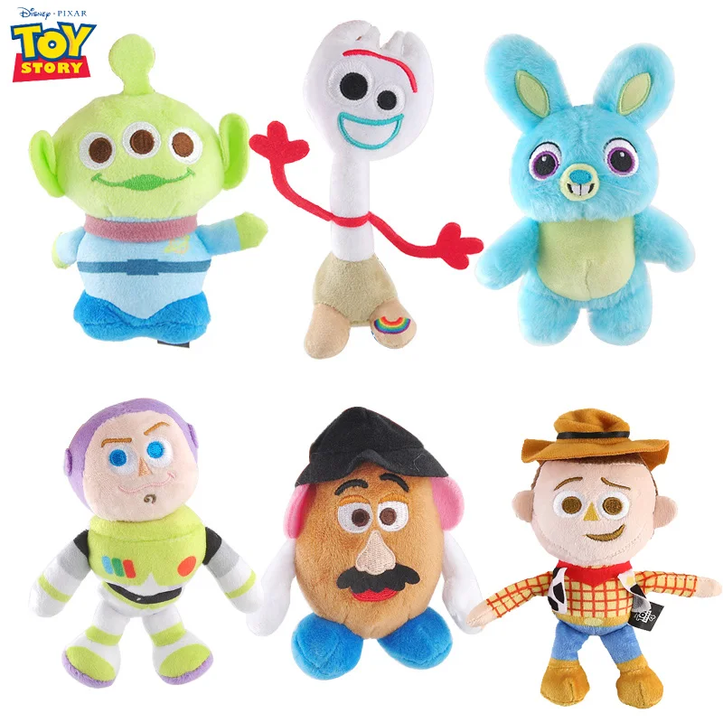 High Quality Toy Story 4 Forky Buzz Lightyear Woody Soft Plush Toy Stuffed Doll 