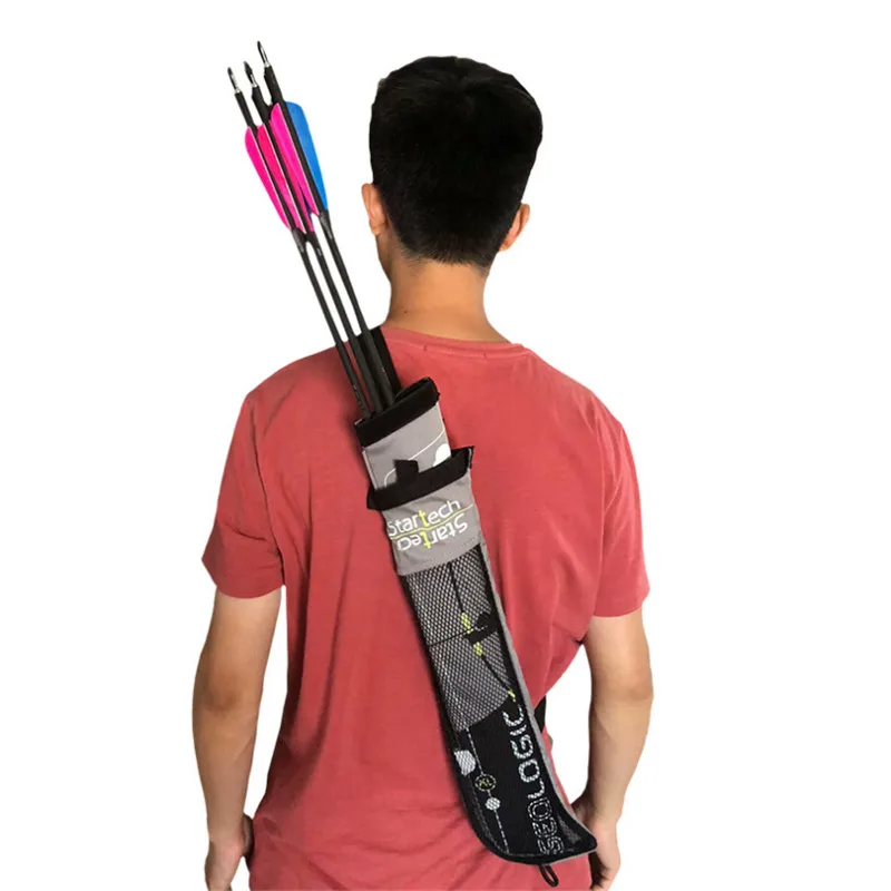 

1pc Arrow Back Quiver Shoulder Bag Canvas For Bow and Arrow Archery Hunting Shooting Accessory