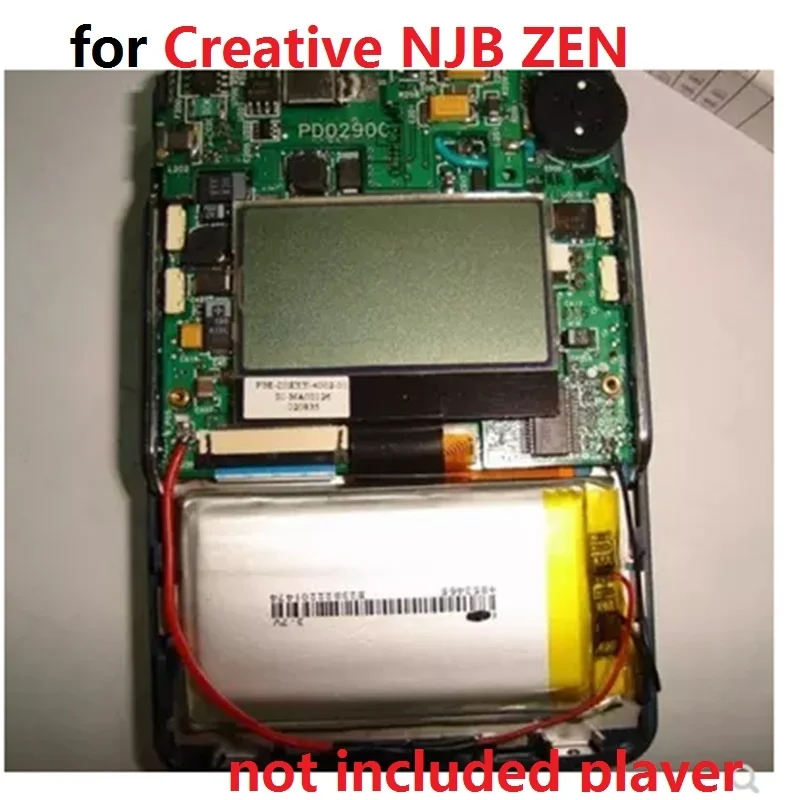 Battery for Creative NJB ZEN Player New Li-po Rechargeable Accumulator Pack Replacement 3.7V 2600mAh With 2 Lines +Track Code |