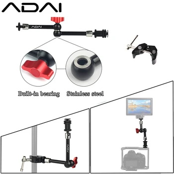 

ADAI 7" 11" Super Clamp Adjustable Magic Arm Magic Articulated Arm for Mounting Monitor LED Light Video Flash Camera DSLR