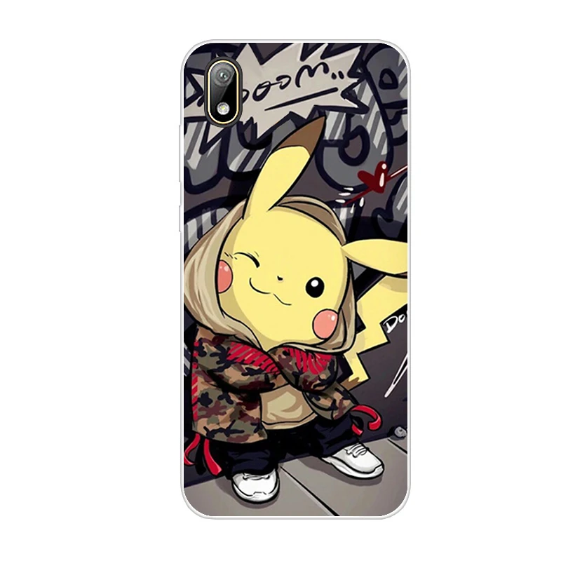Светло-зеленый For Huawei y5 Case bumper Silicone TPU back Cover Soft Phone case For Huawei Y5 coque bumper 5.71 inch Cat flower - Цвет: Светло-зеленый