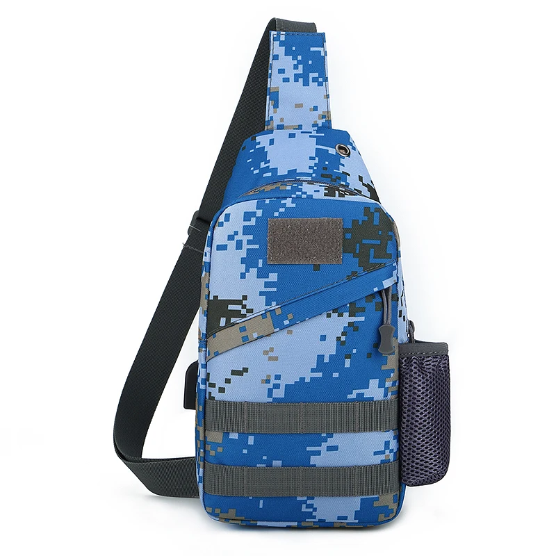 new camouflage bag 4 Мужские сумки через плечо, chaleco tactico militar, нагрудная сумка для мужчин, bolso hombre, камуфляжная сумка через плечо, мужская сумка для путешествий - Цвет: new camouflage bag 4