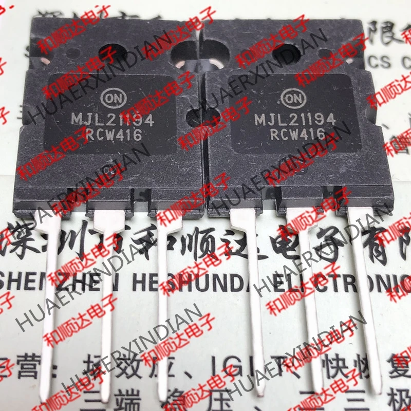 5 шт., новые оригинальные кнопки MJL21194-264 250V 16A