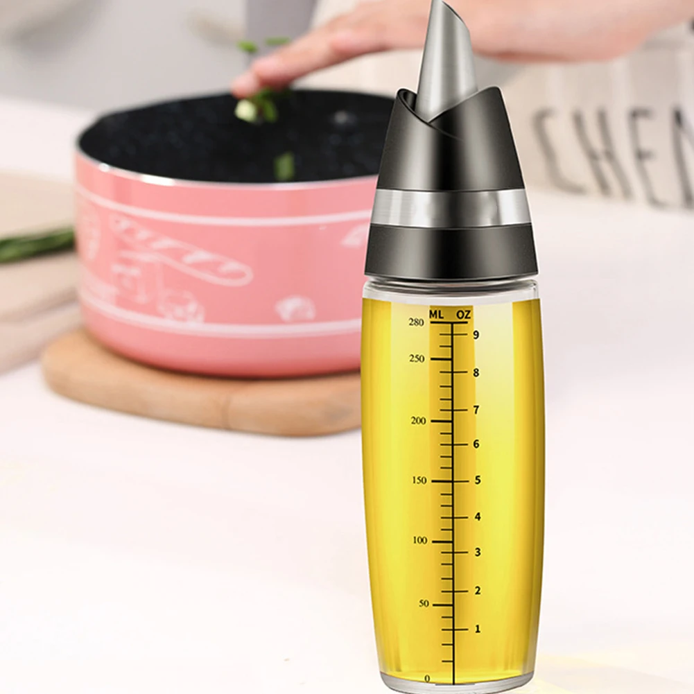 

300ml Anti-leak Glass Oil Bottle Dispenser Liquid Seasoning Oil Sprayer Bottle Olive Oil Bottles Home Kitchen Barbecue Tools