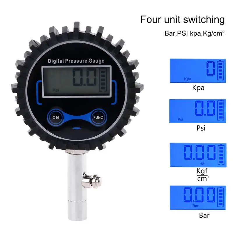 

Digital LCD Tyre Air Pressure Gauge Meter Manometer 3-200PSI For Auto Car Truck Motorbike Vehicle Pressure Tester Tool