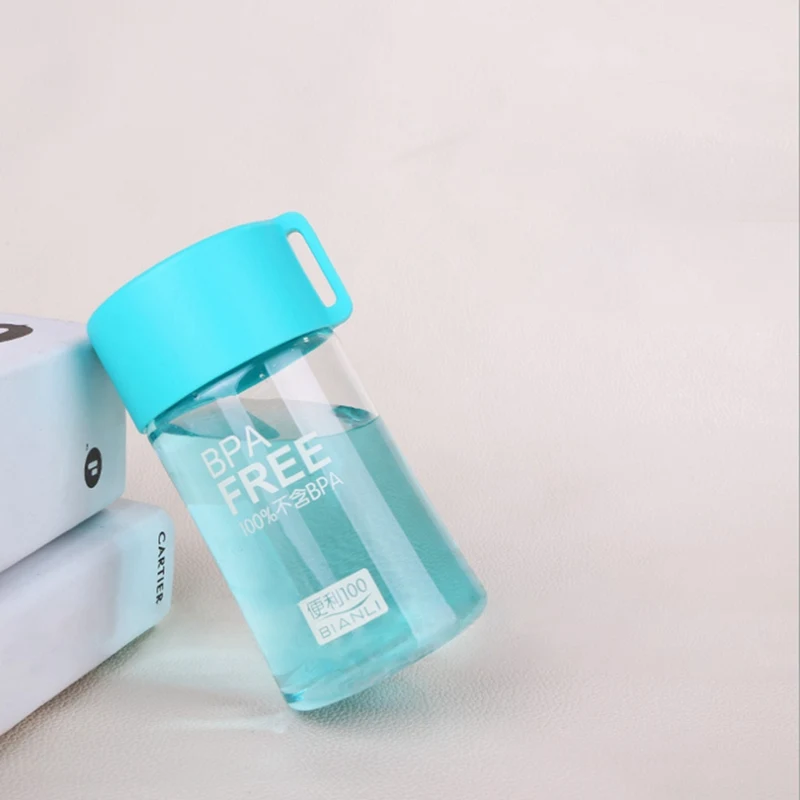 150 мл уникальная мини-бутылка для воды герметичная Милая прозрачная маленькая бутылка для воды с веревкой Botella De Agua бутылка для питья