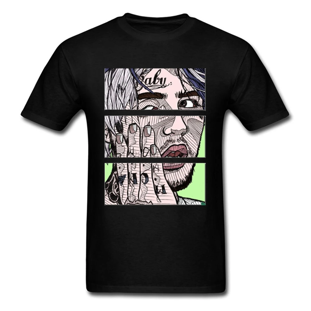 Новейшая футболка Lil Peep Art распродажа потрясающий дизайн изображение круглый