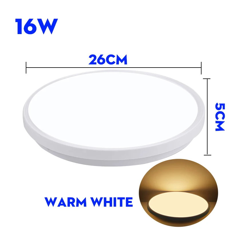 Modern Led Ceiling Lamps Surface Mounted Led Ceiling Lights luminaire for Living Room Bed Room Hall  Ultra Thin Ceiling Lighting ceiling rose light fitting Ceiling Lights