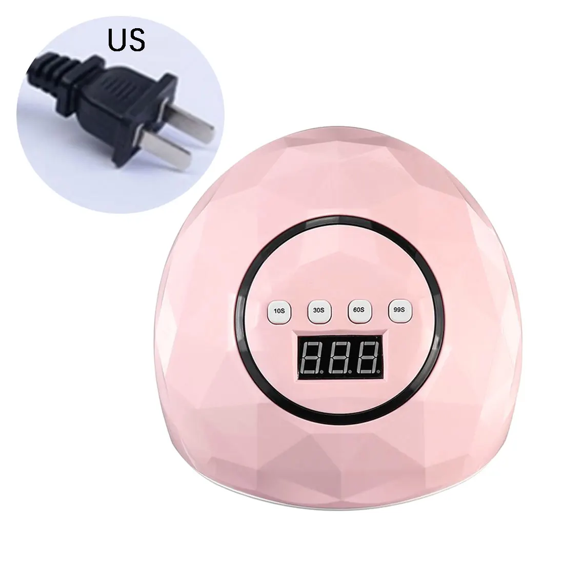 72W Pink US 72 Вт/36 Вт, быстро сохнут, УФ-Светодиодный светильник 24/12 шт. светодиодные лампы бусины с плоской обратной стороной для нейл-сушилка автоматически Сенсор розовый/белый защита от солнца светильник фототерапии ЖК-дисплей Дисплей с таймером - Цвет: 72W Pink US