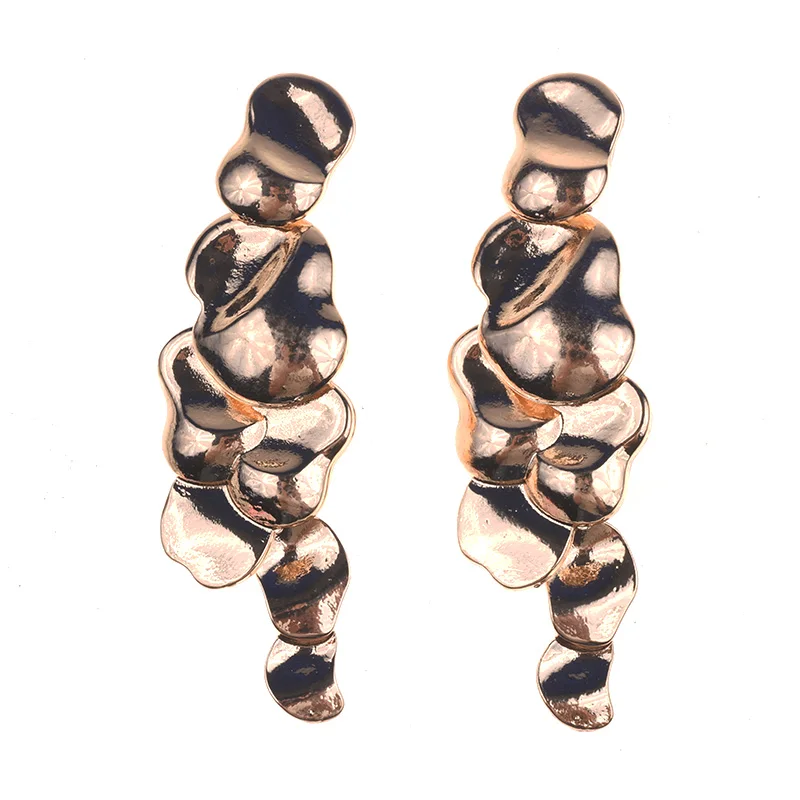 Женские богемные металлические серьги PPG & PGG Висячие Винтажные золотого цвета с