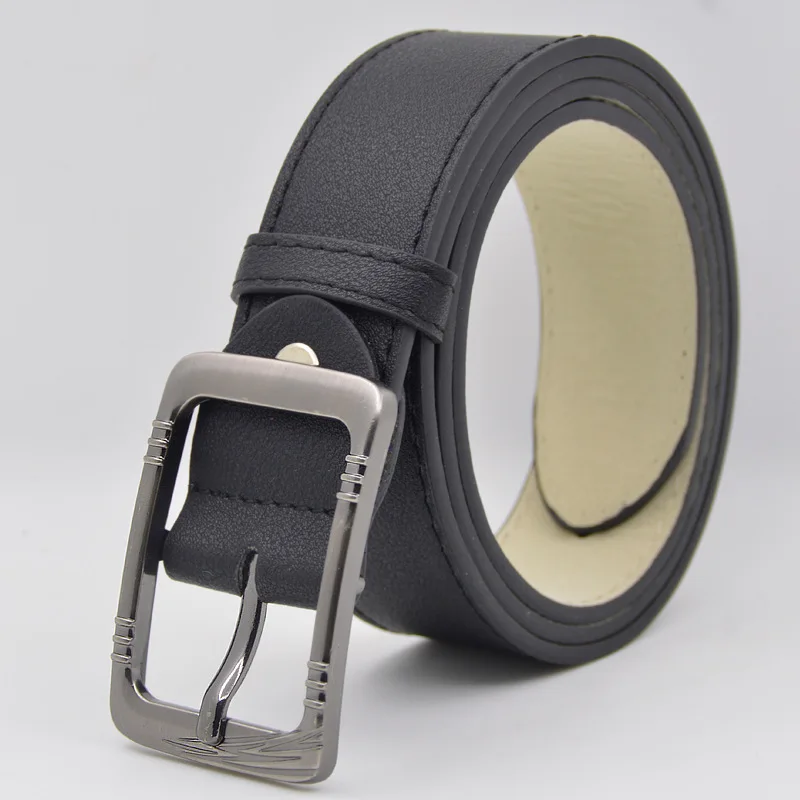 New Children Leather Belts 3.3cm Fashion Pu Leather Belts Boys Girls Kid Waist Strap Waistband for Jeans high-quality goods Belt