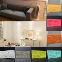 3D Наклейка на стену из пенополиэтилена с рисунком кирпичного камня, домашний декор, обои для гостиной и телевизора, декоративная наклейка 30*60 см