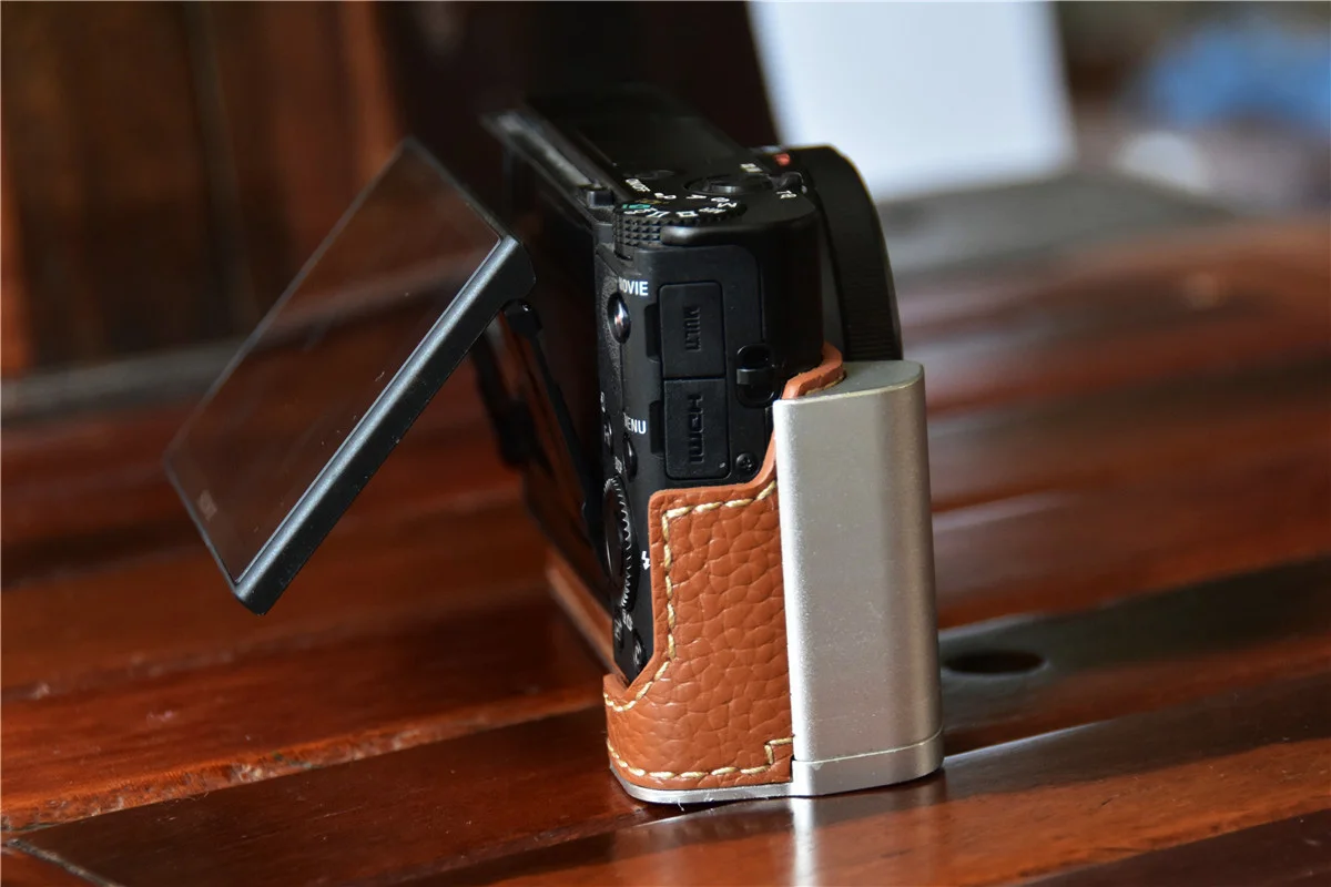 L кронштейн Quick Release/L Пластина для sony RX100 II III IV V VI VII кожаный чехол для камеры Сумка