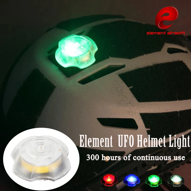 Element airsoft UFO Helmet Light WaterProof Light Velcro back Survival