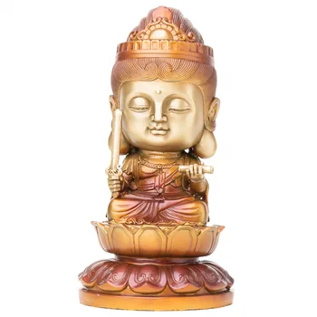 

MOZART Manjushri Pusa Buddha Is A Rabbit Natal Buddha Bodhisattva Zodiac Patron Saint Copper Home Offering Ornaments Chinese
