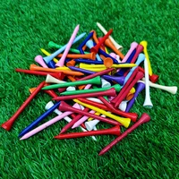 100 Pieces Color Wood Golf Tees Supplies Accessories With 42MM 54MM 70MM 83MM 1