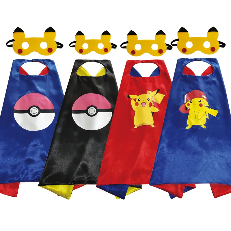 

New double-layer children's cloak mask suit hero cloak toys for children snap