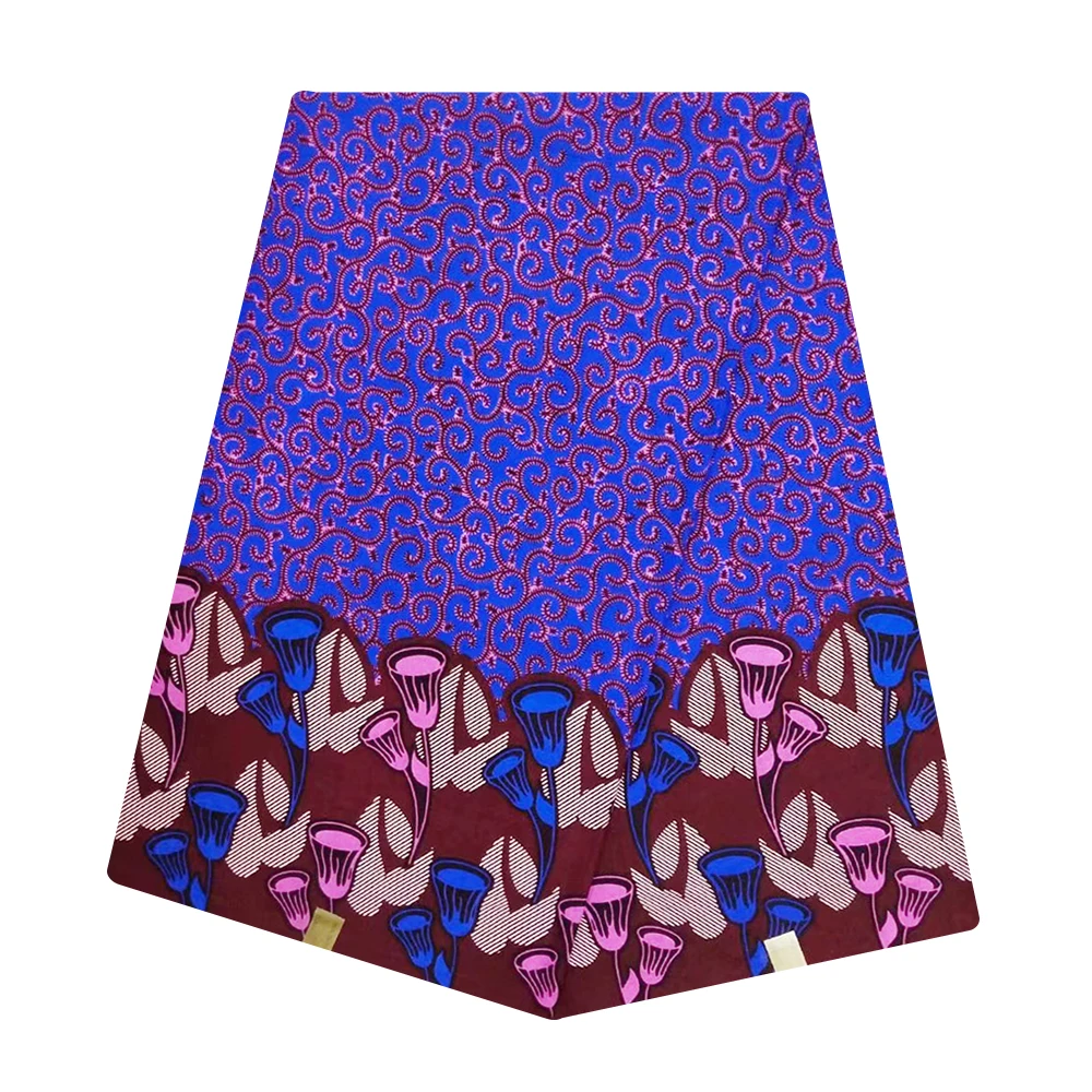 

New Holland Ghana African Super Wax Fabric Cotton Veritable Dutch Block Print Nigerian Tissu Wax Pange Materials for Batik Dress