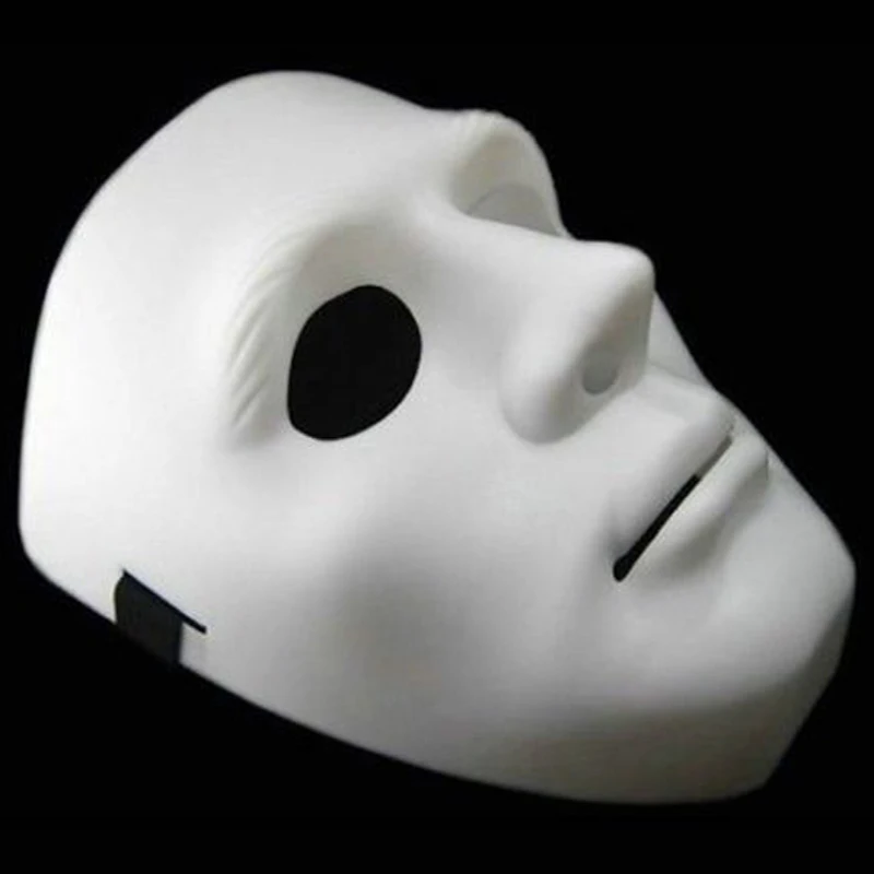 Cosplay Halloween Men Full Face White Mask Party Costume Prop Toys Novel Masks Party Masks Hot Sale