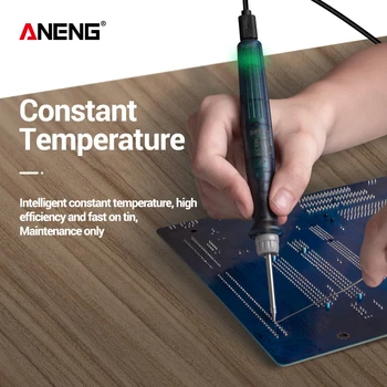 

New LT002 USB Adjustable Temperature Electric Soldering Iron 8W Welding Solder Rework Station Heat Pencil Repair Tools