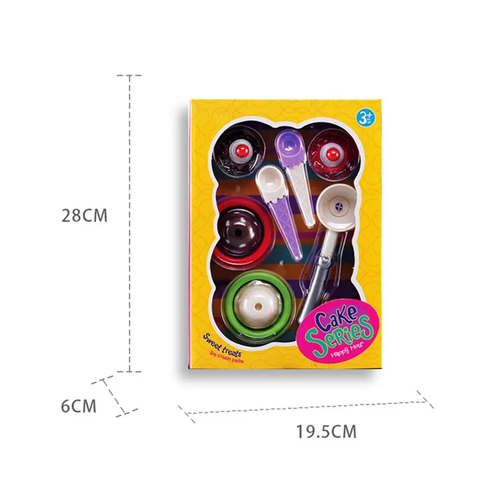 9 шт./компл. Дети моделирование Icecream игрушки Дети кухня развивающий игрушечный театр игрушки