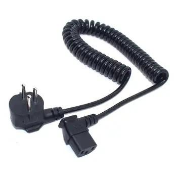 

IEC320 C13 Angle Adapter to Israel SI-32 3 pin Power Cables ISRAEL Power Supply Cord For PC Computer Copper Wire 2M