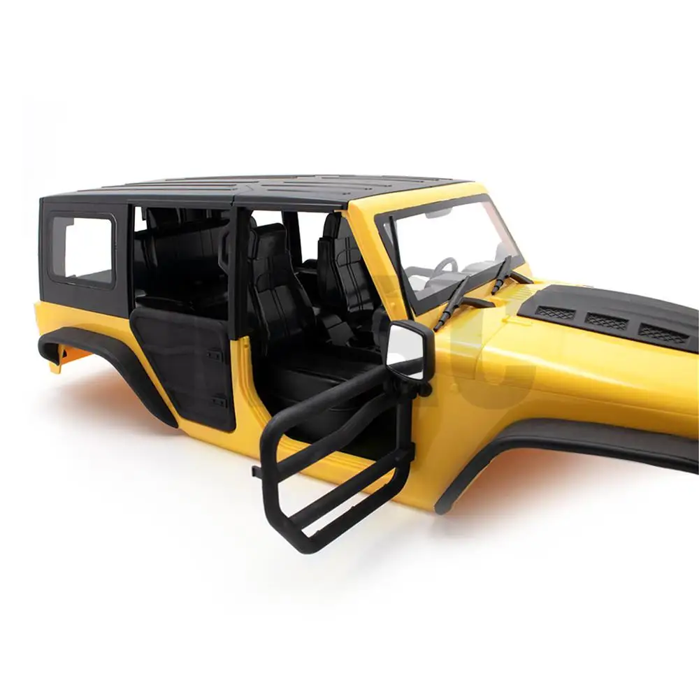 DIY Передняя и задняя половинчатая дверь для 1/10 осевой SCX10 II Jeep Wrangler Body RC