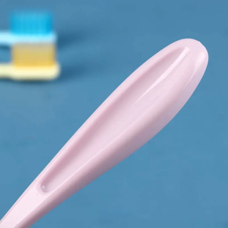 HIAISB 2-6 Years Old Kids Handle Toothbrush Candy Color Children's Savfty Tooth Brush Baby Teethbrush