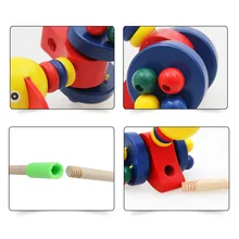 Детские ходунки на колесиках для малышей, деревянные развивающие игрушки для детей 1-2 лет