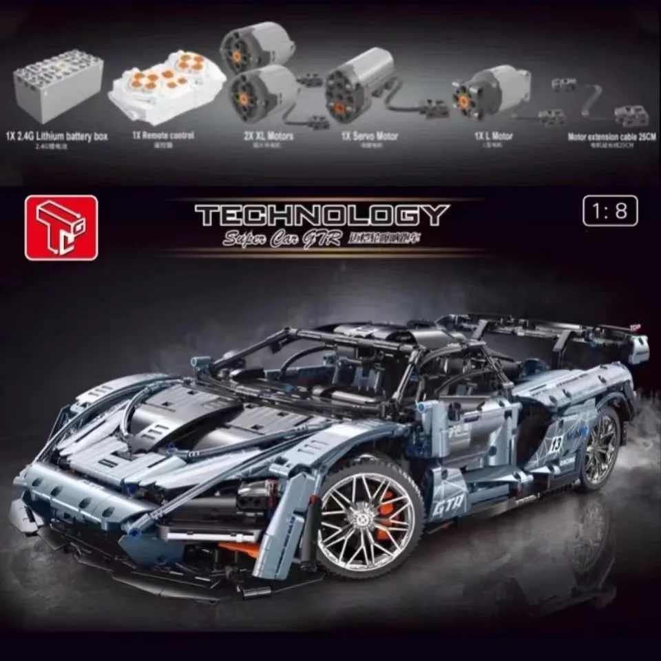 Высокотехнологичная Модель гоночного автомобиля T5013 RC McLarens Senna Super Hypercar