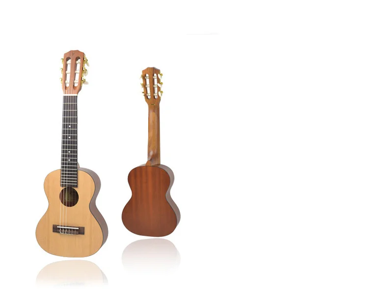 Акустическая Guitalele укулеле 28 дюймов Гавайская мини гитара 6 струн Ukelele Guitarra красное дерево Акация пицеа асперата Акация Уке